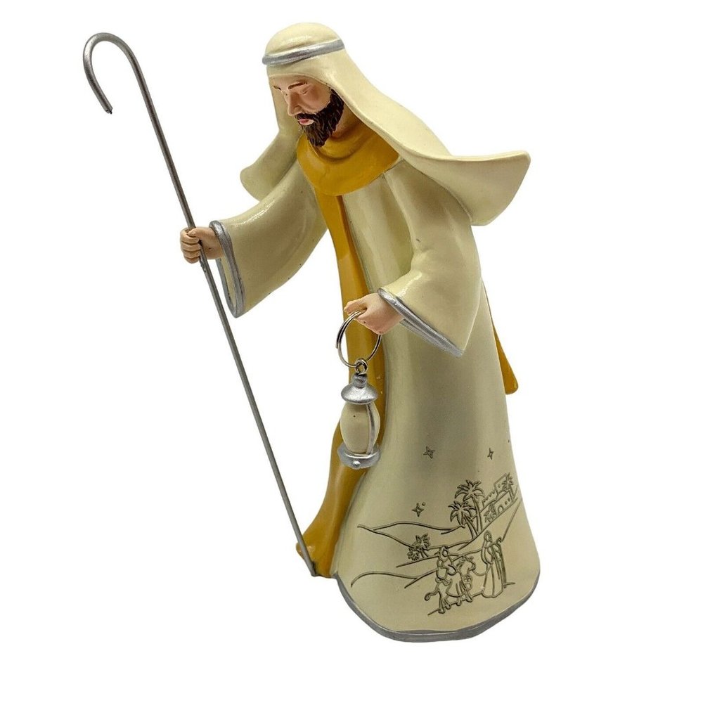 Hawthorne Village Silver Blessings Nativity Christmas Tree Collection JOSEPH